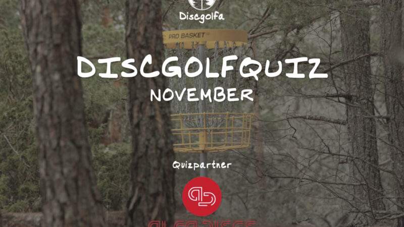 Vinnare discgolfquiz – November